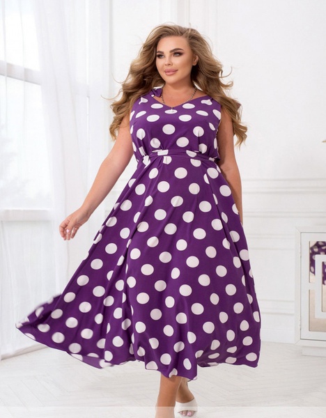 Сукня №2376-Фіолетовий, Minova 2376 фото