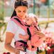 Ергорюкзак для новонародженого Adapt рожевий льон (0-18 міс) Адапт фото 2