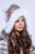 Шапочка зимняя для девочек, Милашка, Бежевый перламутр, M-002, Фиона 1122 фото