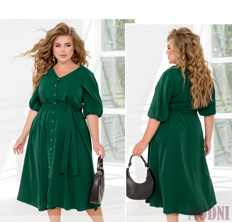 Платье №3179-Зеленый, Minova 3179 фото