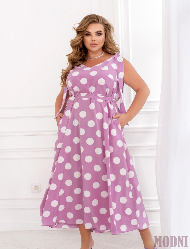 Сукня №2376-Фіолетовий, Minova 2376 фото
