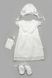 Хрестильний комплект для дівчинки з льону (без крижми), Білий 03-00850_belyj фото 1