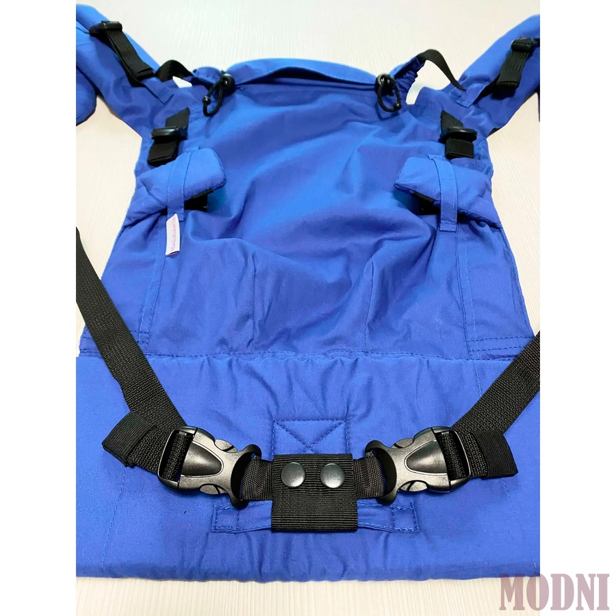 Эрго рюкзак с рождения Adapt синий котон (0-18 мес) Адапт фото