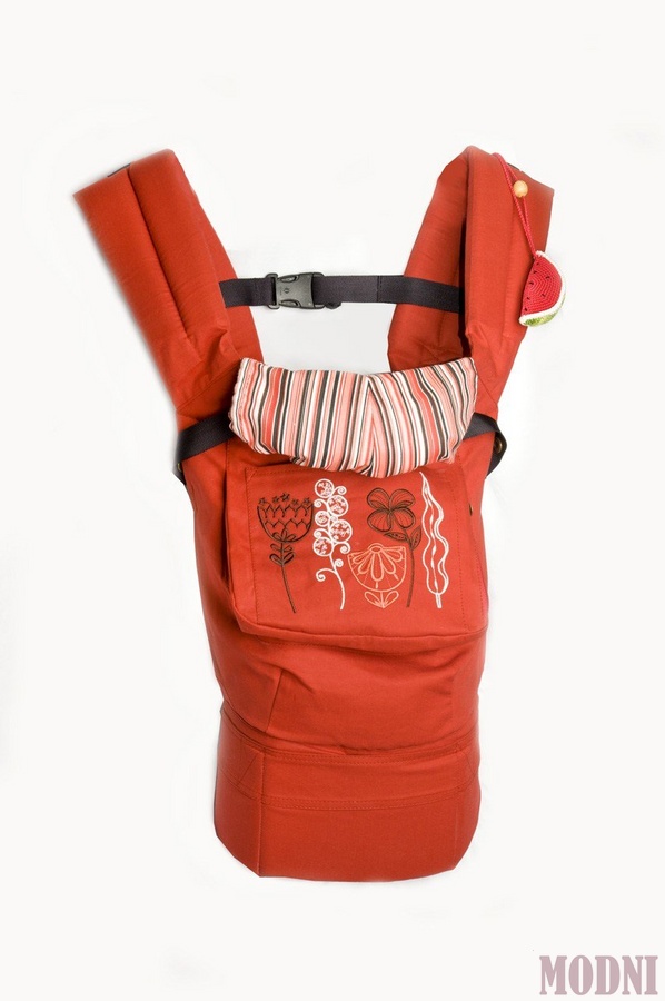 Эрго-рюкзак детская переноска, Красный 03-00345_Krasnyj фото