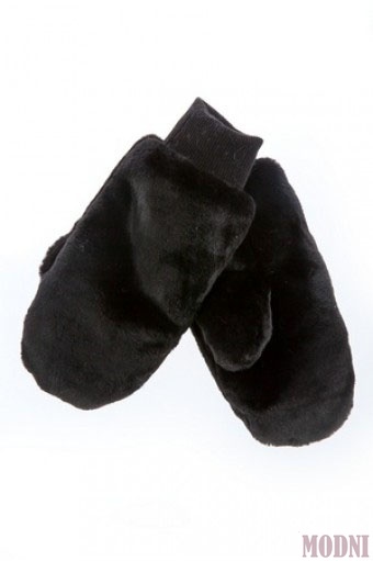 Дитячі рукавиці утеплені, Чорний, p. S, Iv-110, Фіона 1107 фото