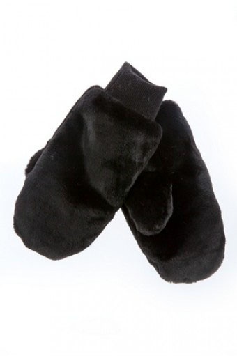 Дитячі рукавиці утеплені, Чорний, p. S, Iv-110, Фіона 1107 фото