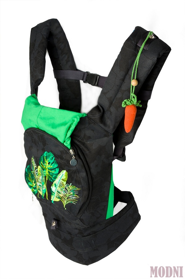 Эрго-рюкзак для переноски ребенка с сеточкой для проветривания. 03-00736_chernyj фото